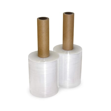 Idl Packaging Stretch Wrap Film, 5"x1000 Ft., Cast, Clear, PK2 F-51-2